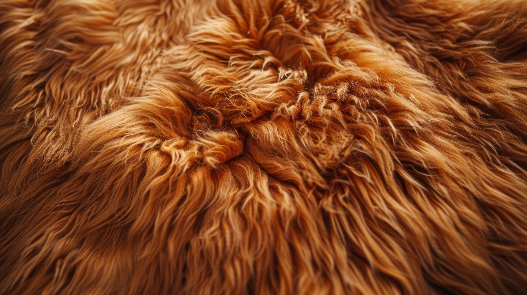 AI generated Close Up of a Brown Furry Animal photo