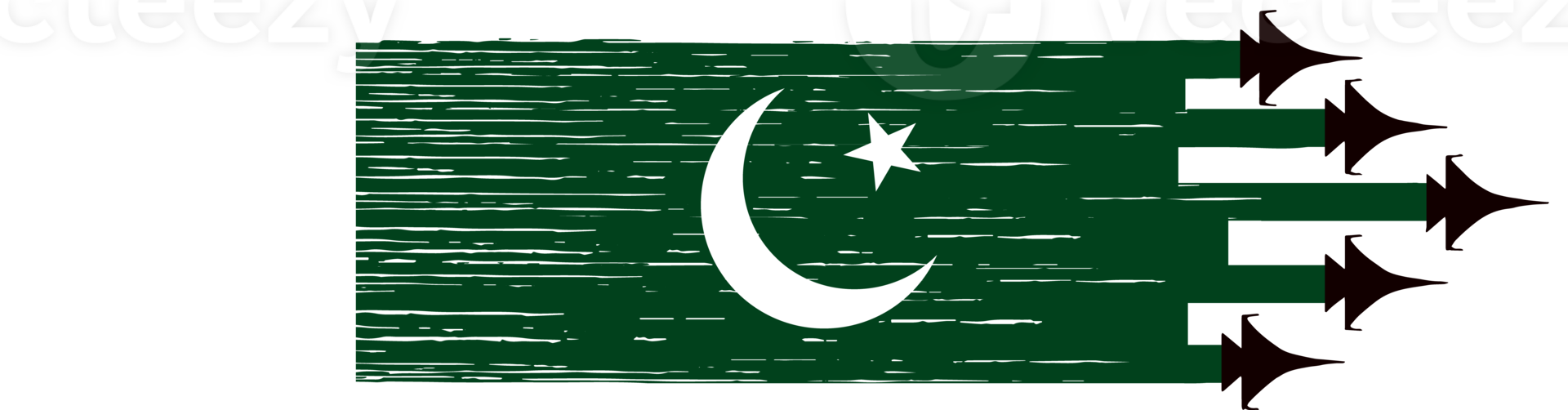 Pakistan Flagge Militär- Jets png