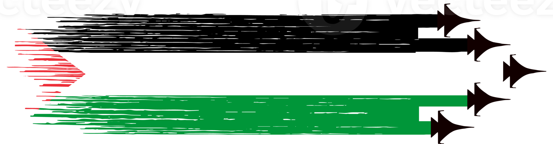 Palestina vlag leger stralen png