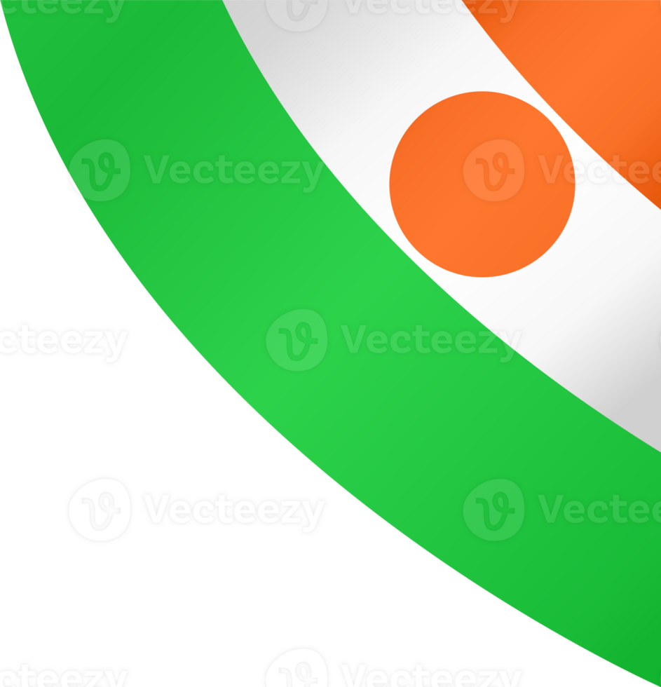 Niger flag wave png