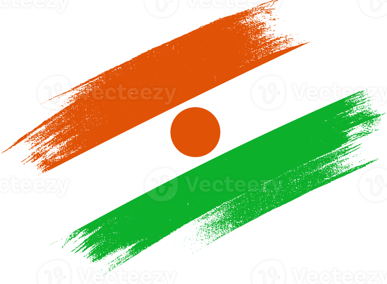 Niger flag brush png