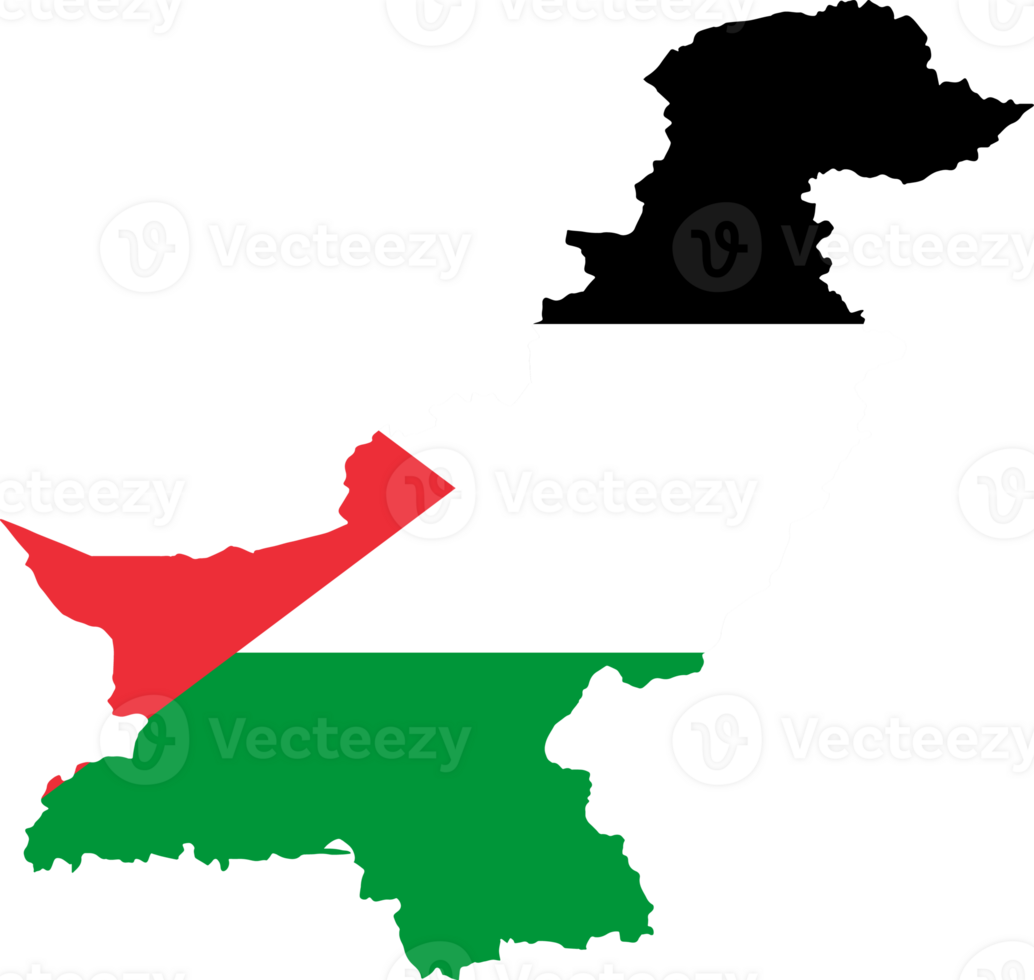 Palestine map flag png