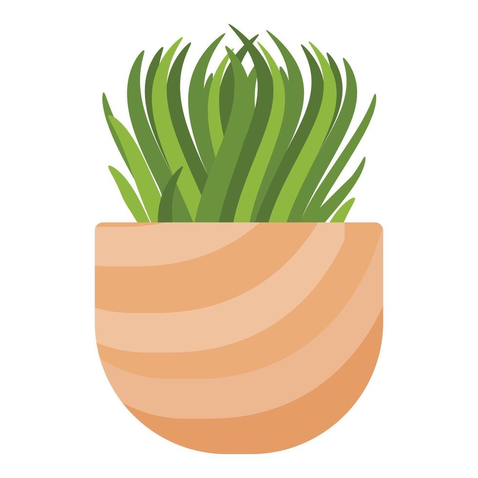 Houseplant flower icon cartoon vector. Office plant indoor vector