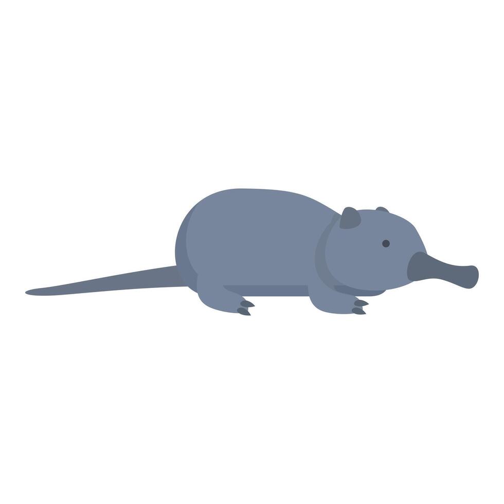 Forest desman icon cartoon vector. Wild mammal vector
