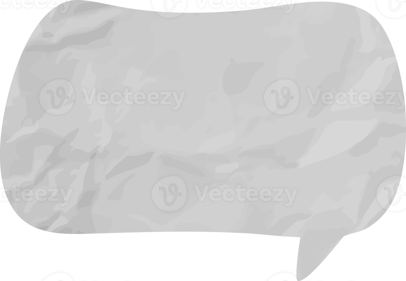 old paper speech bubble png