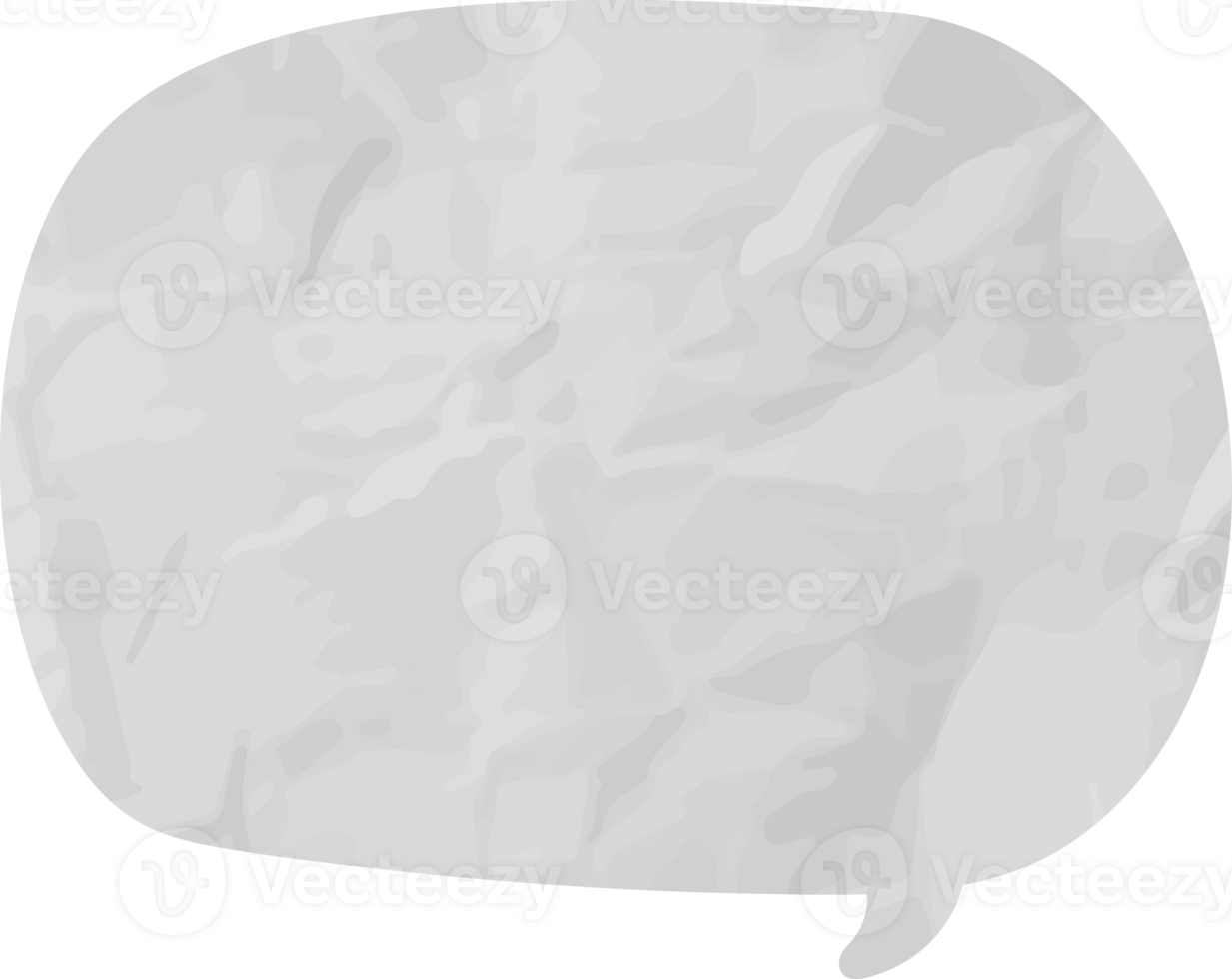 old paper speech bubble png