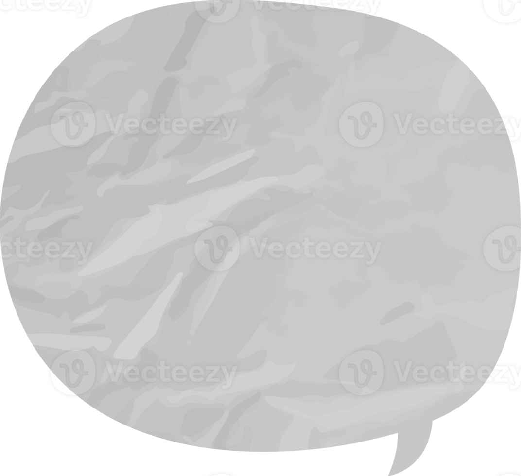 old paper speech bubble png