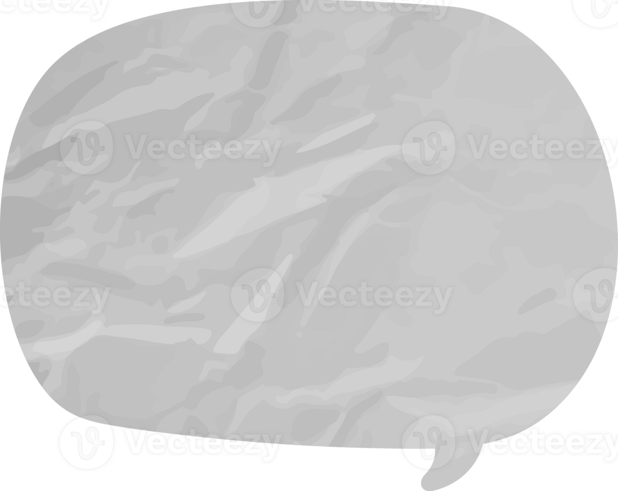 old paper speech bubble png