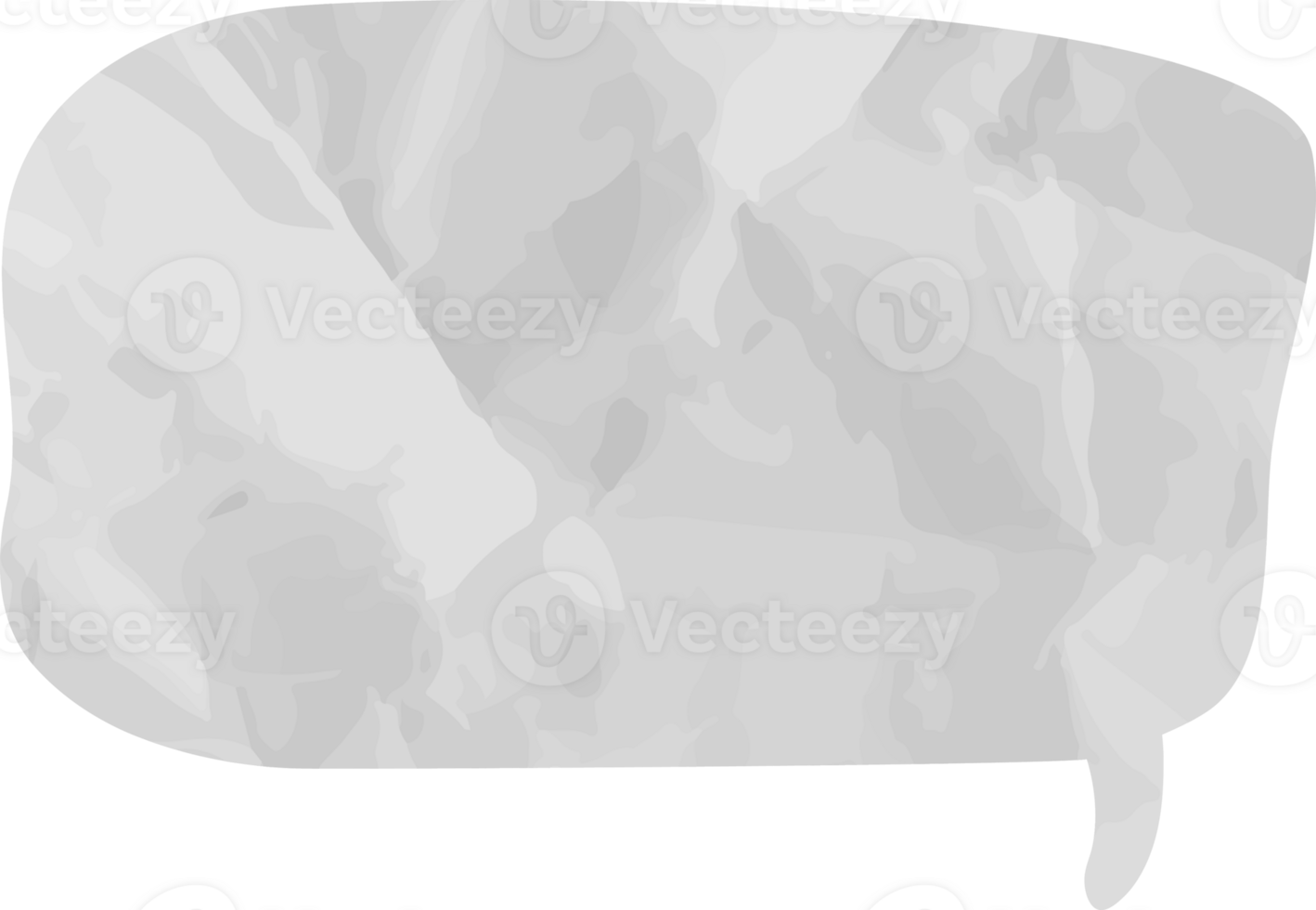 old paper speech bubble png