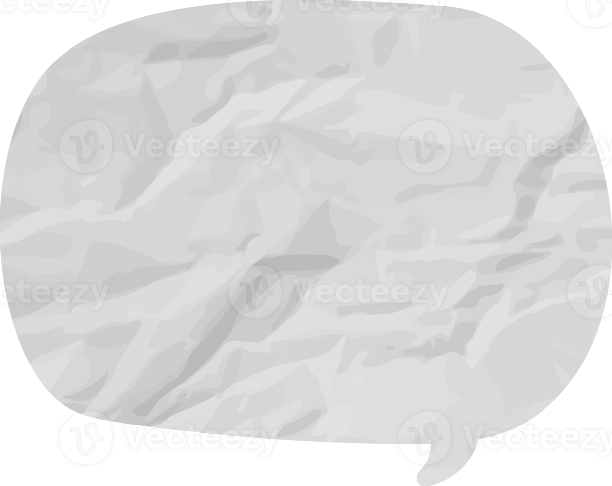 old paper speech bubble png