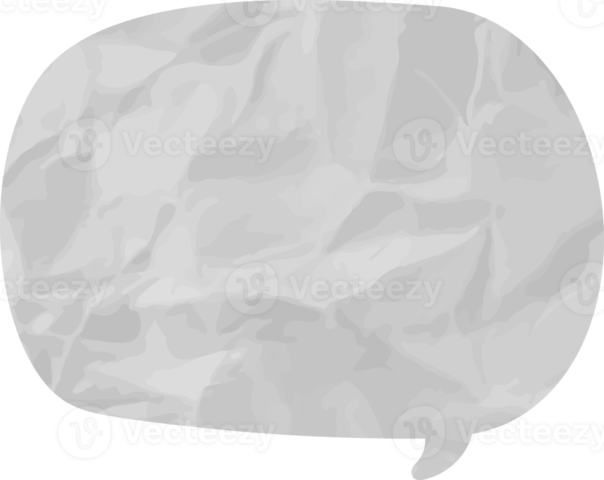 old paper speech bubble png