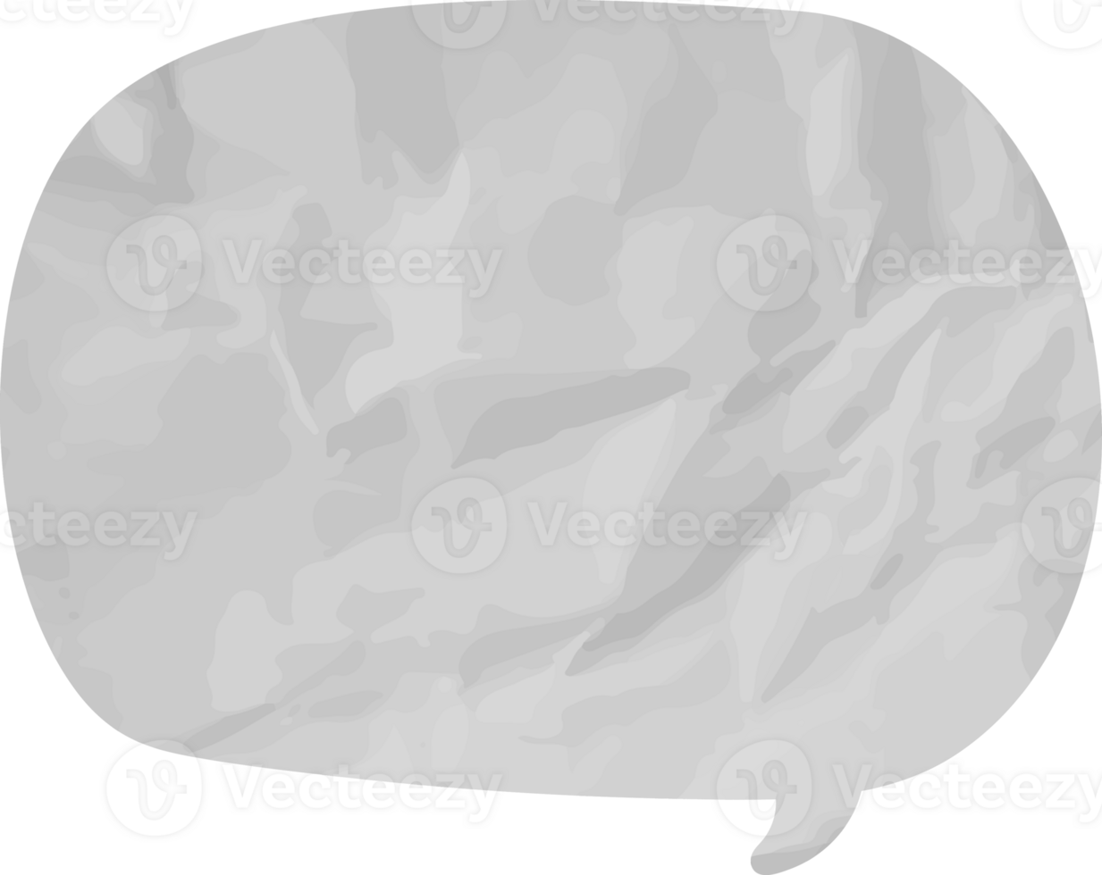 old paper speech bubble png