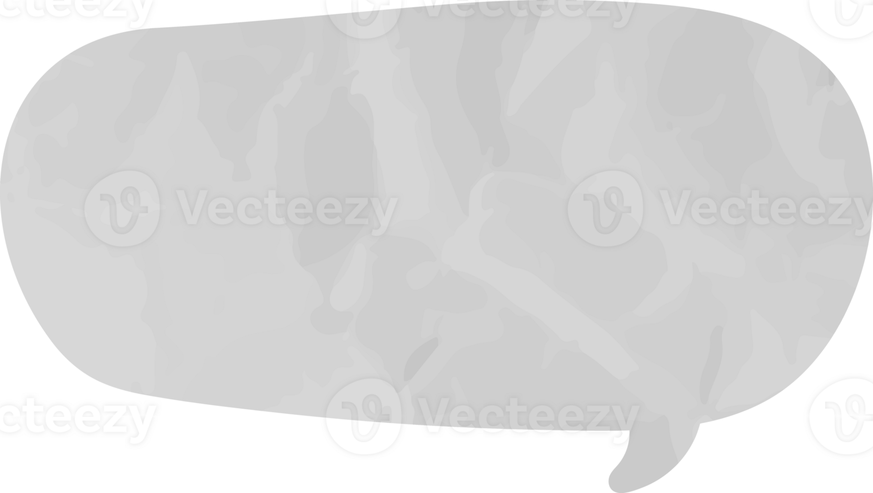 old paper speech bubble png