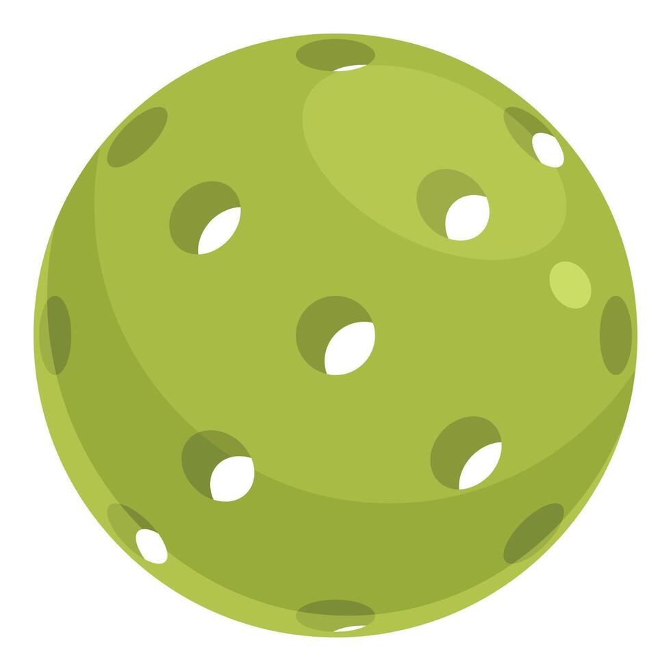 Green lime ball icon cartoon vector. Sport game vector