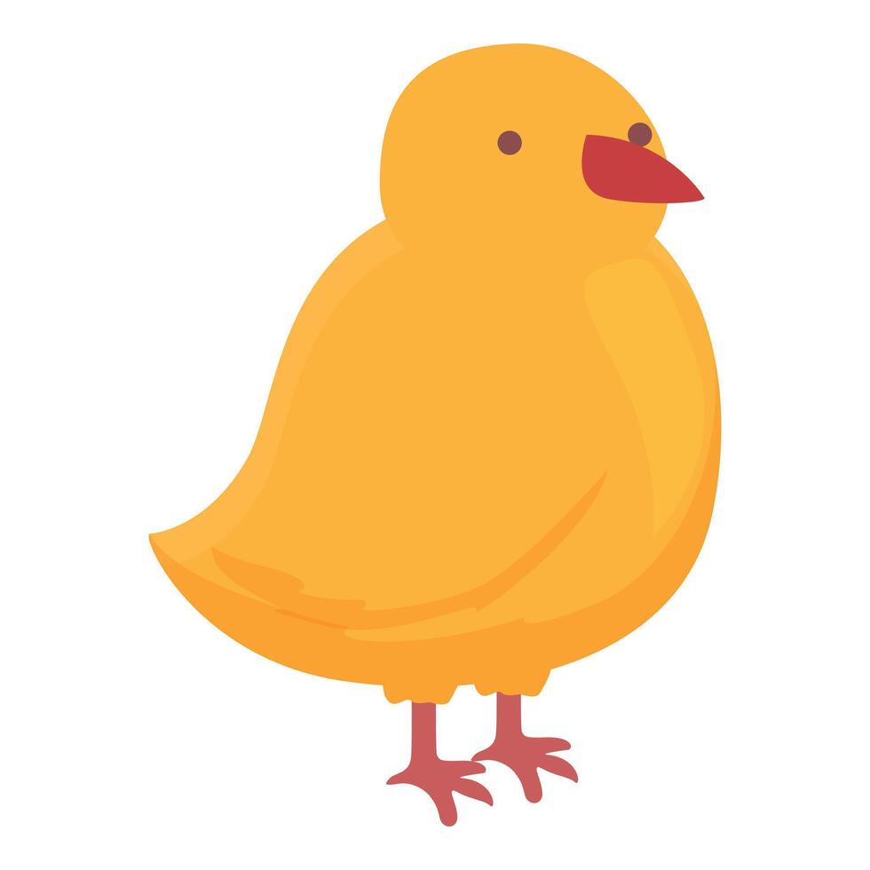 Small chicken icon cartoon vector. Laborer baby vector