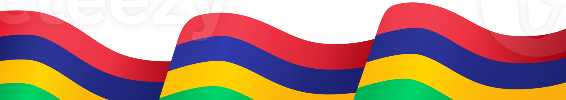 Maurícia bandeira onda png