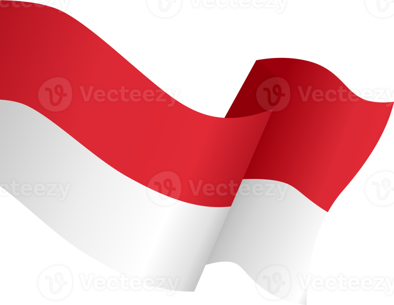 Monaco flag wave png