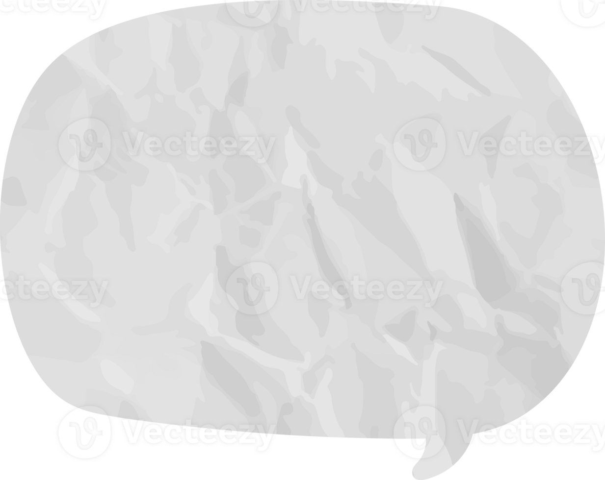 old paper speech bubble png
