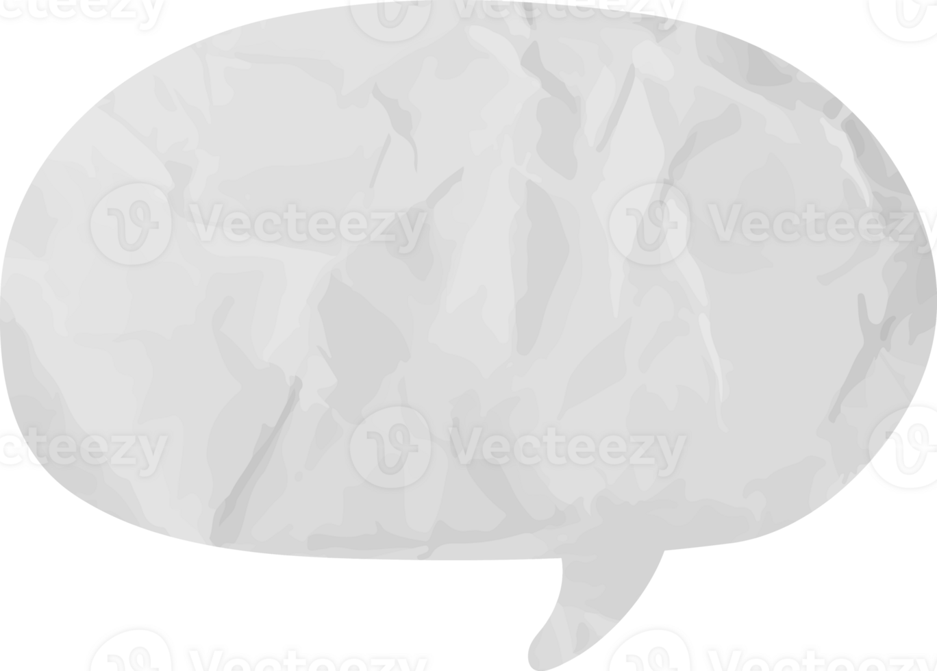 old paper speech bubble vintage wrinkled png