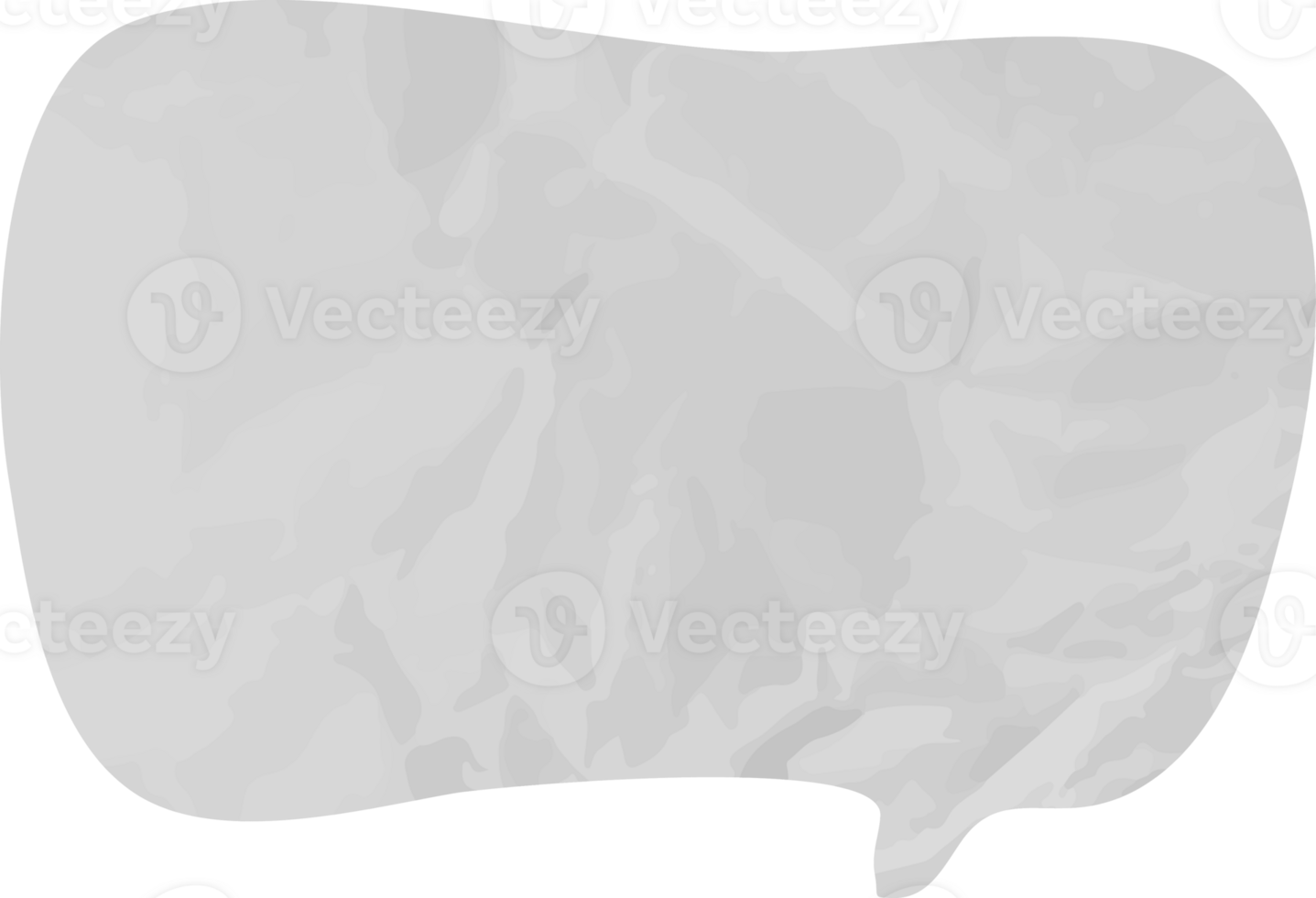 old paper speech bubble png