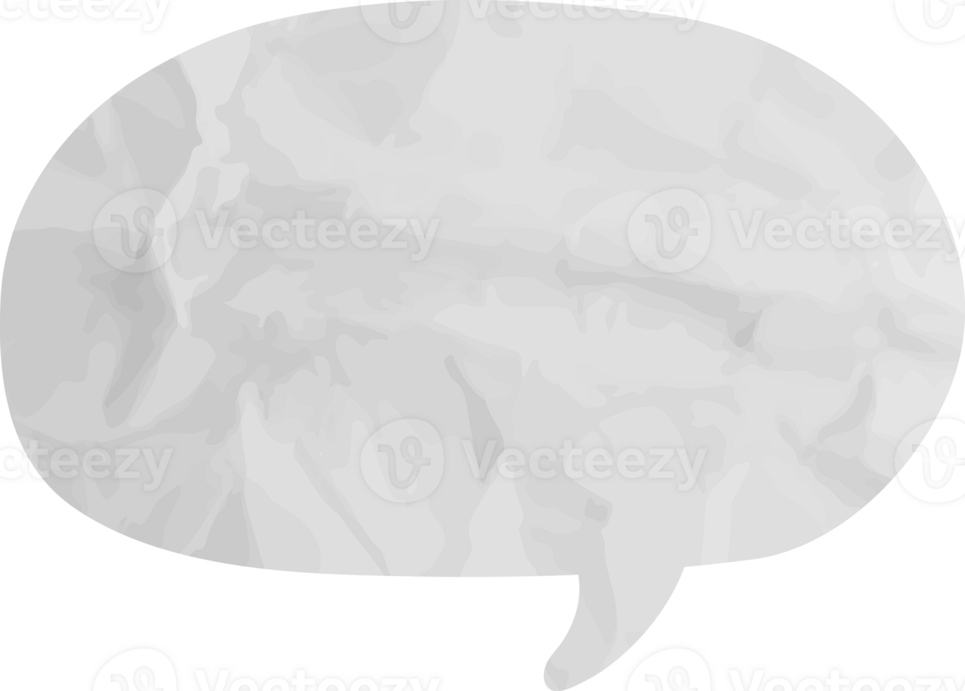 old paper speech bubble vintage wrinkled png