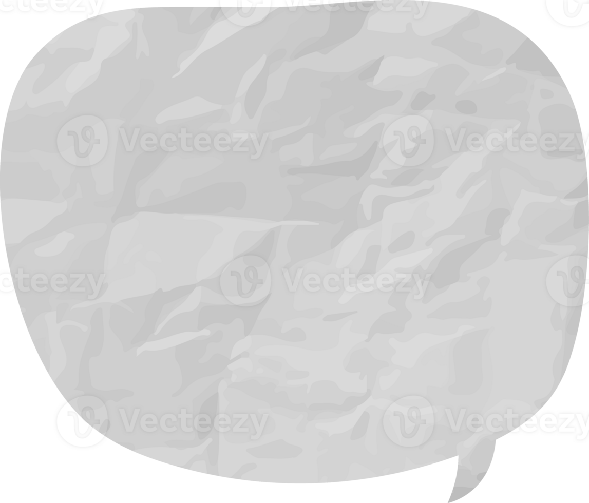 speech bubble wrinkled png