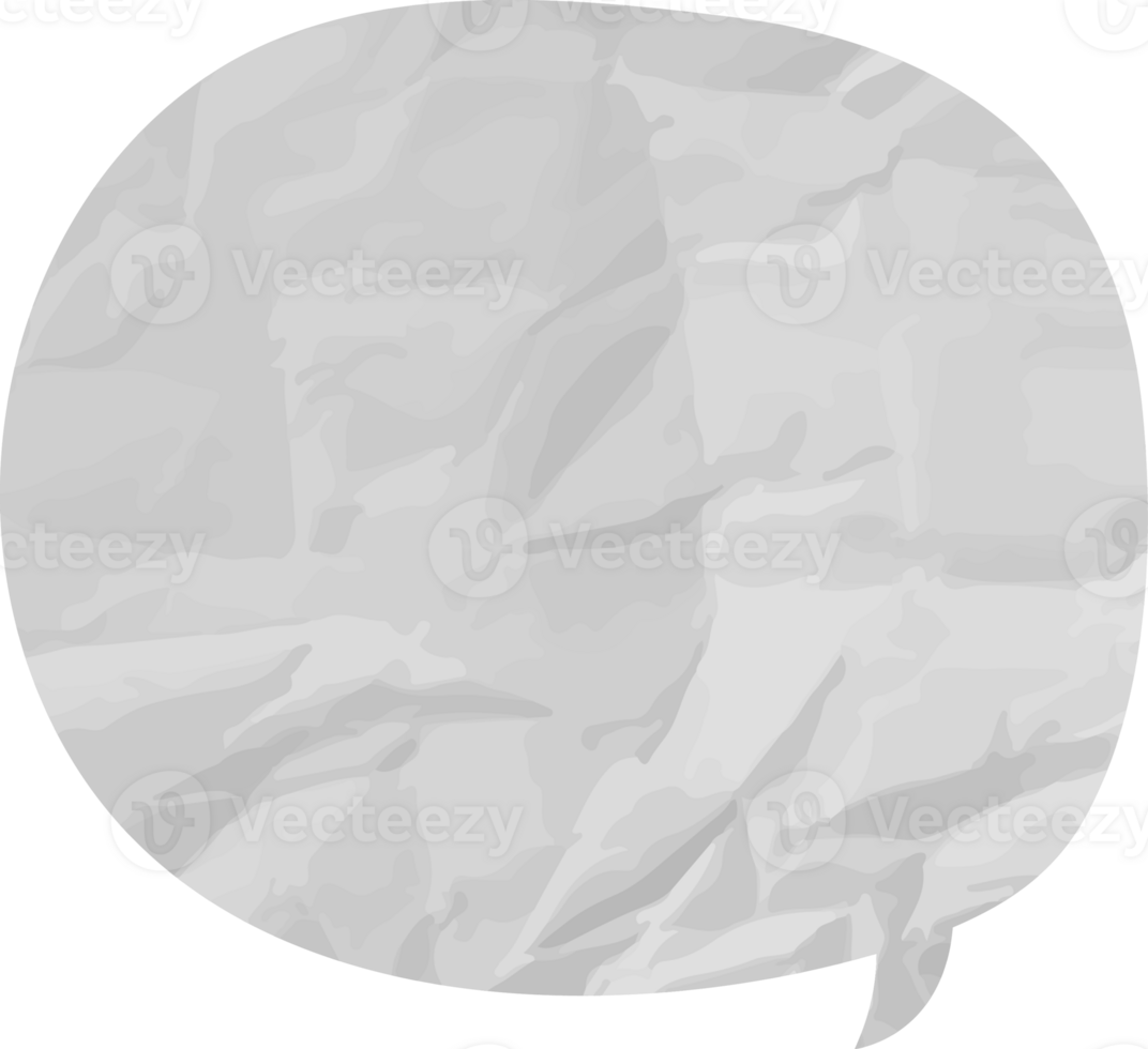 speech bubble wrinkled png