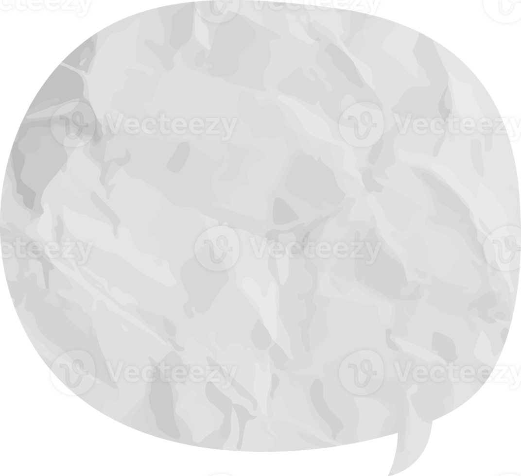 speech bubble wrinkled png