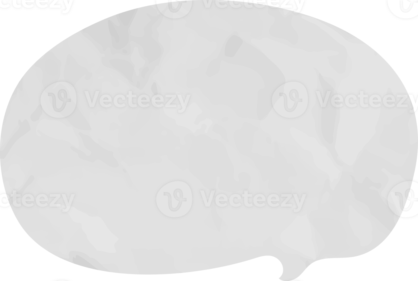 old paper speech bubble png