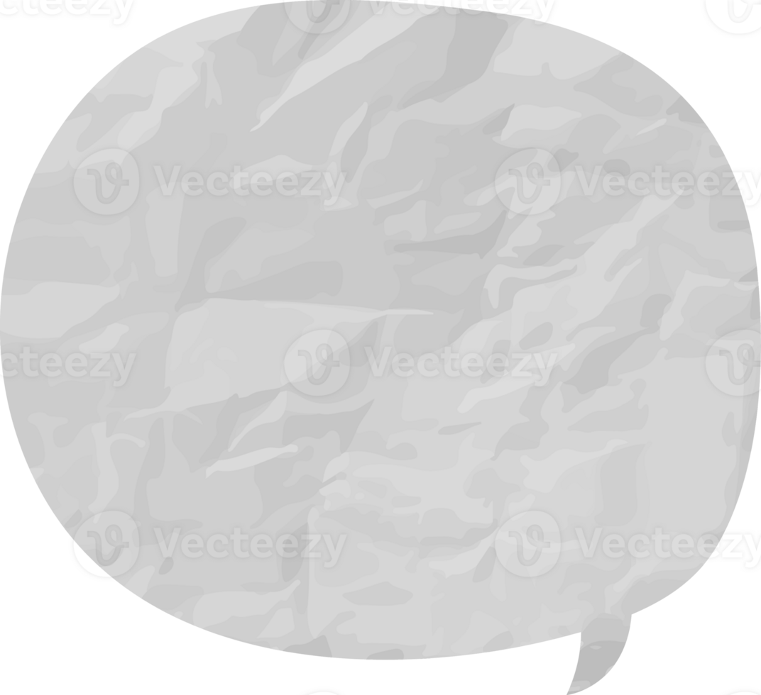 speech bubble wrinkled png