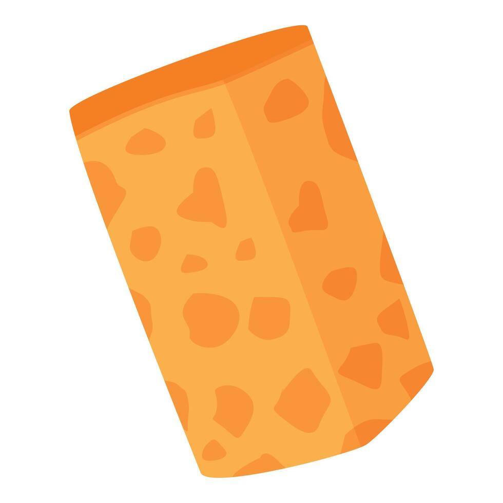 Cooking bread croutons icon cartoon vector. Toasted stick vector