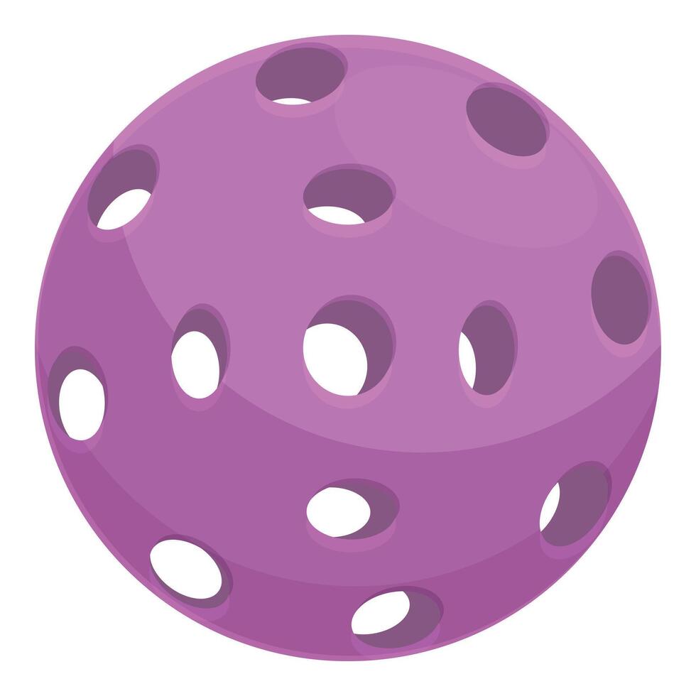 pickleball pelota icono dibujos animados vector. vestir jugador vector