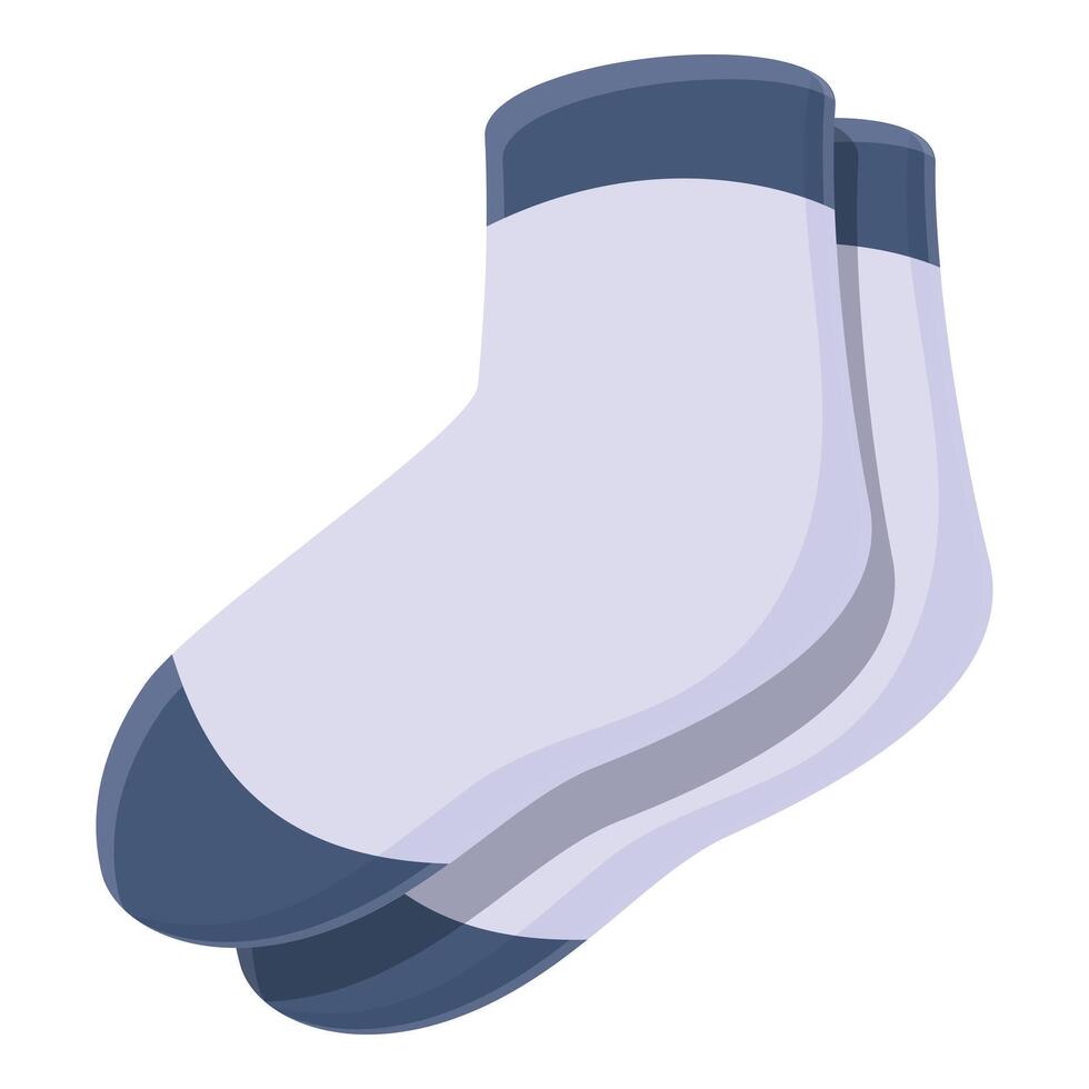 Running socks icon cartoon vector. Runner start gym vector