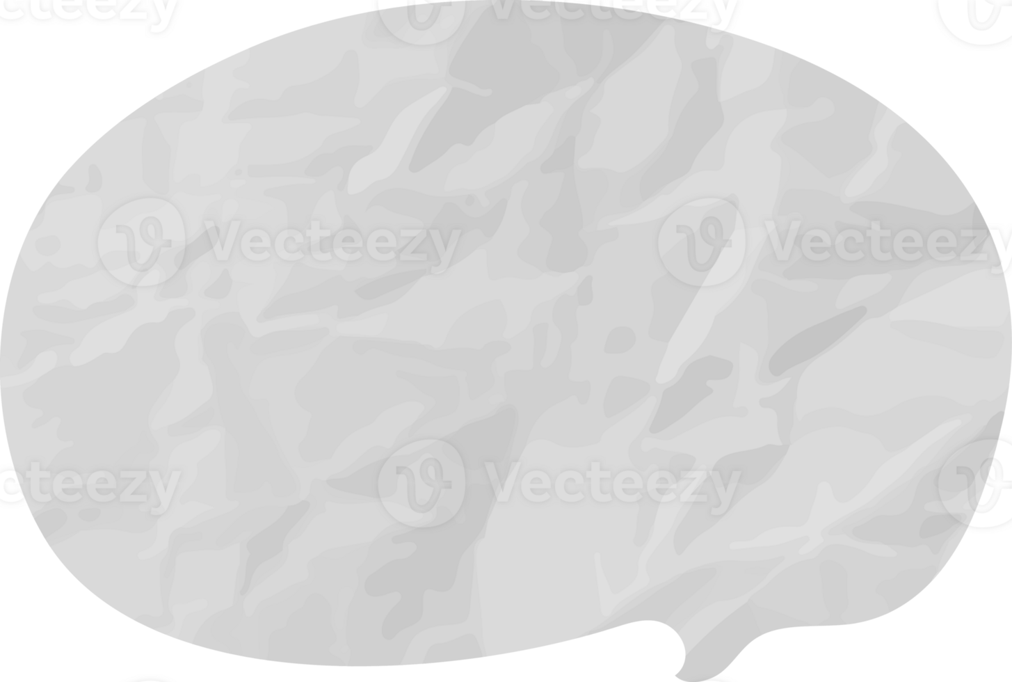 old paper speech bubble png