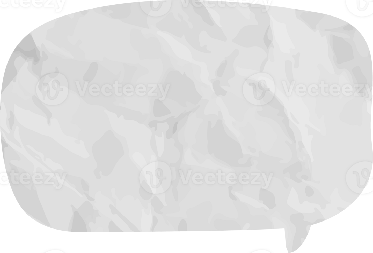 old paper speech bubble png