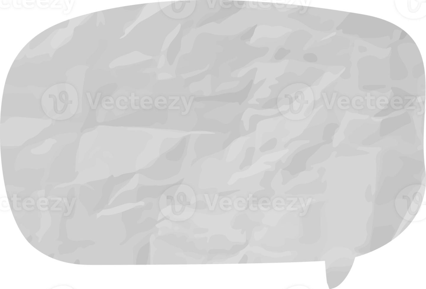 old paper speech bubble png