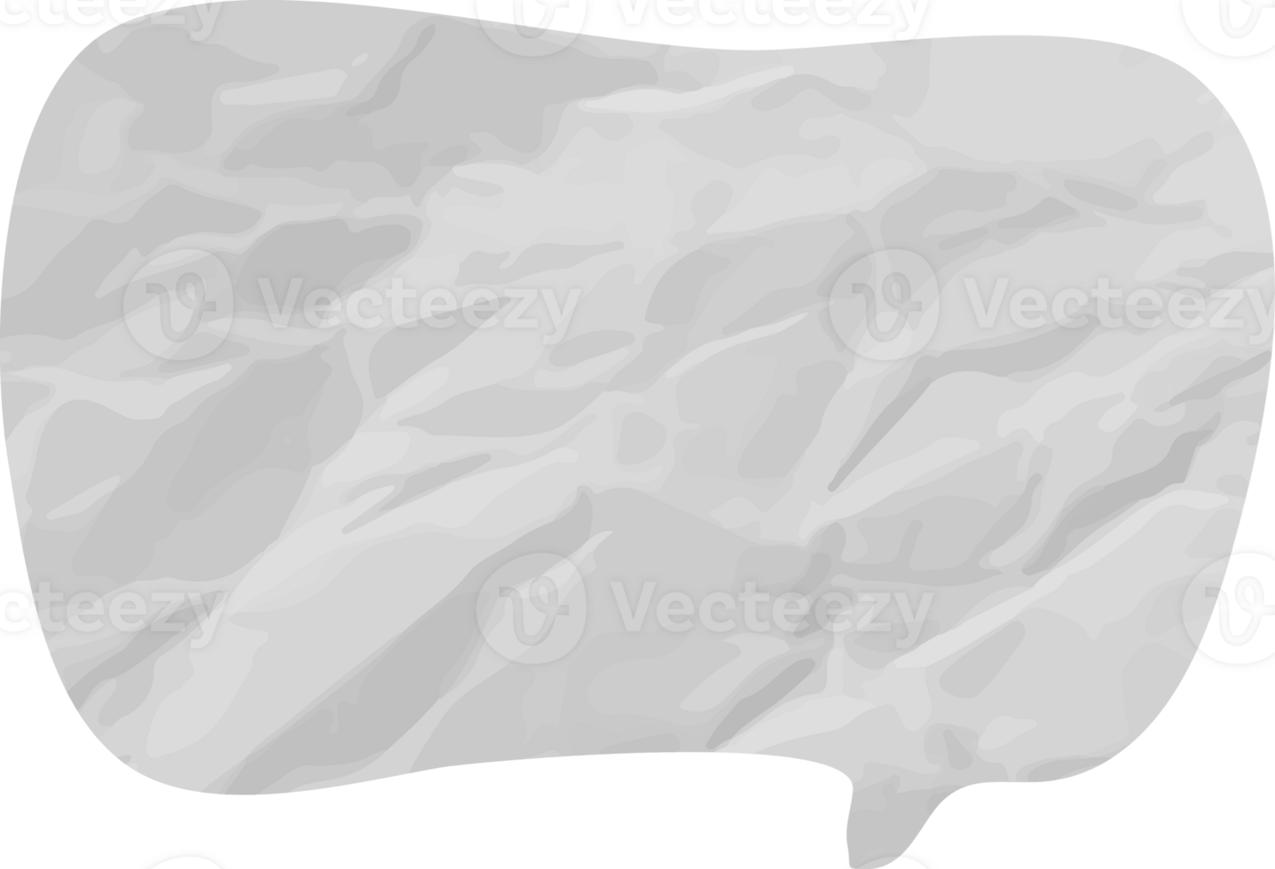 old paper speech bubble png