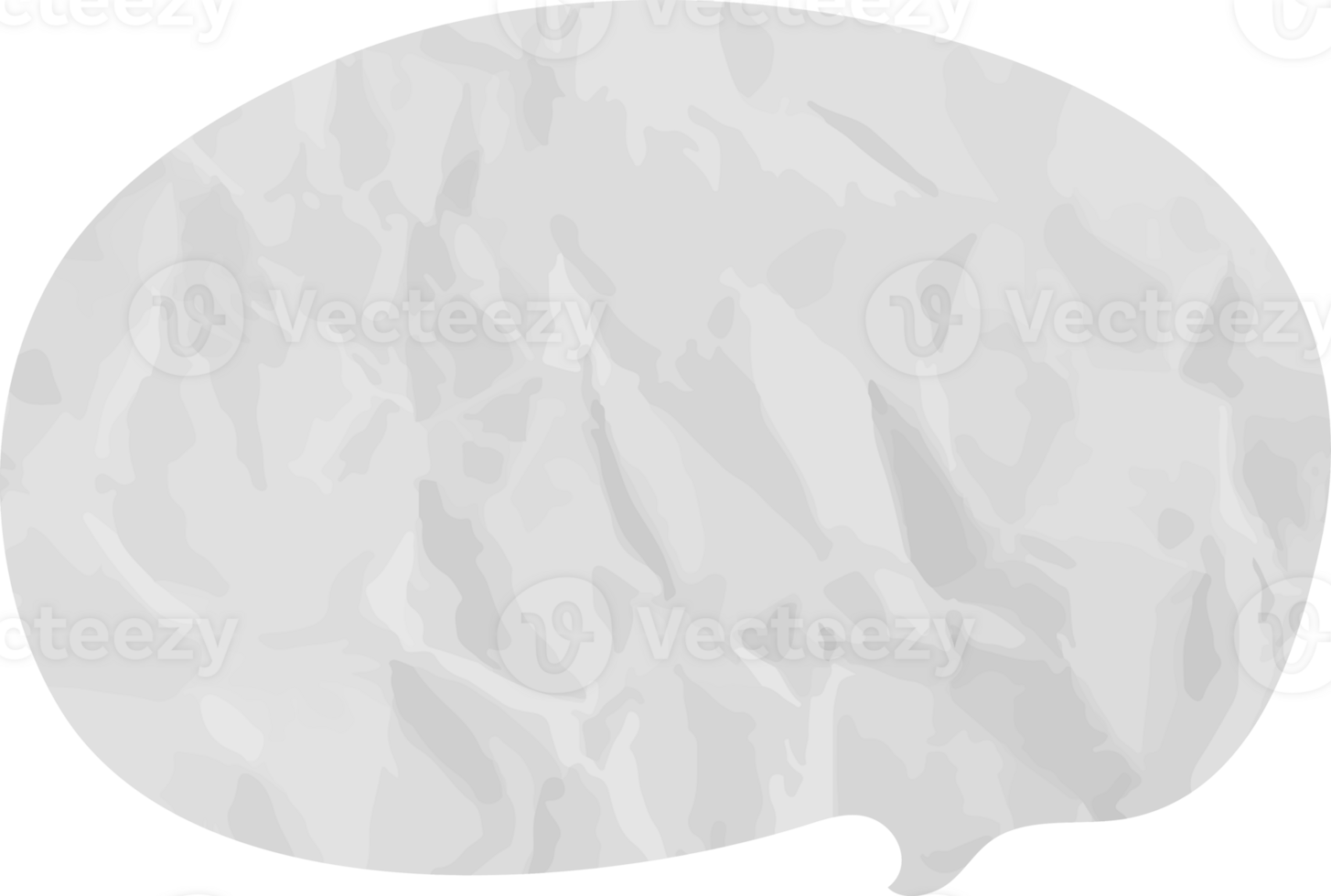 old paper speech bubble png