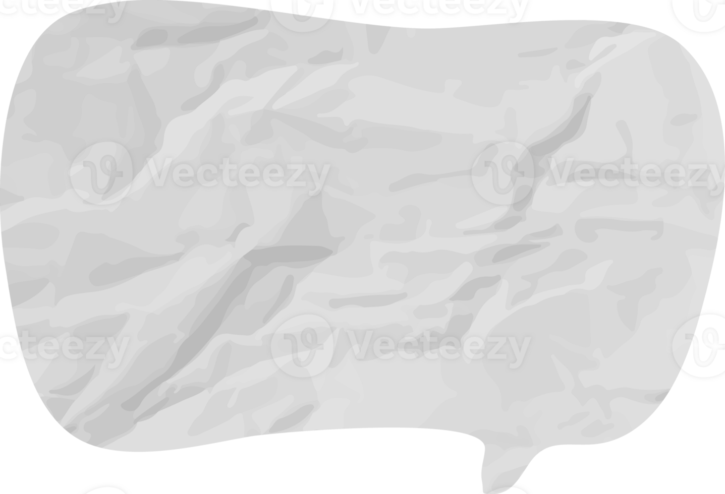 old paper speech bubble png