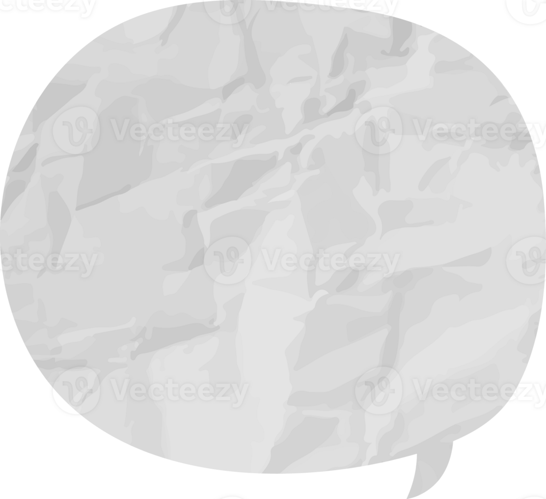 speech bubble wrinkled png