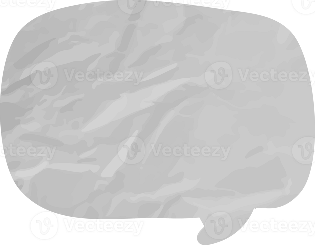 speech bubble wrinkled png