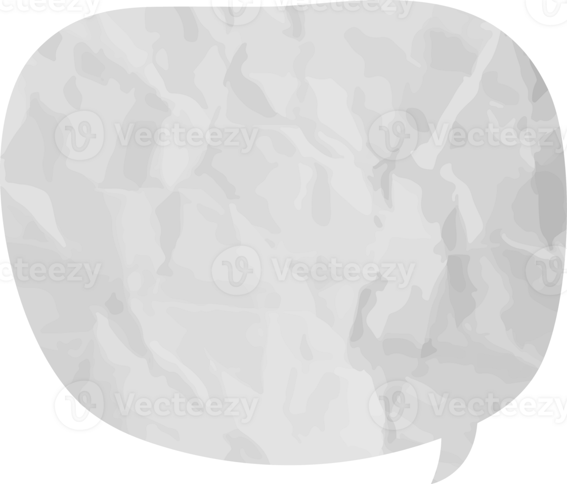 speech bubble wrinkled png