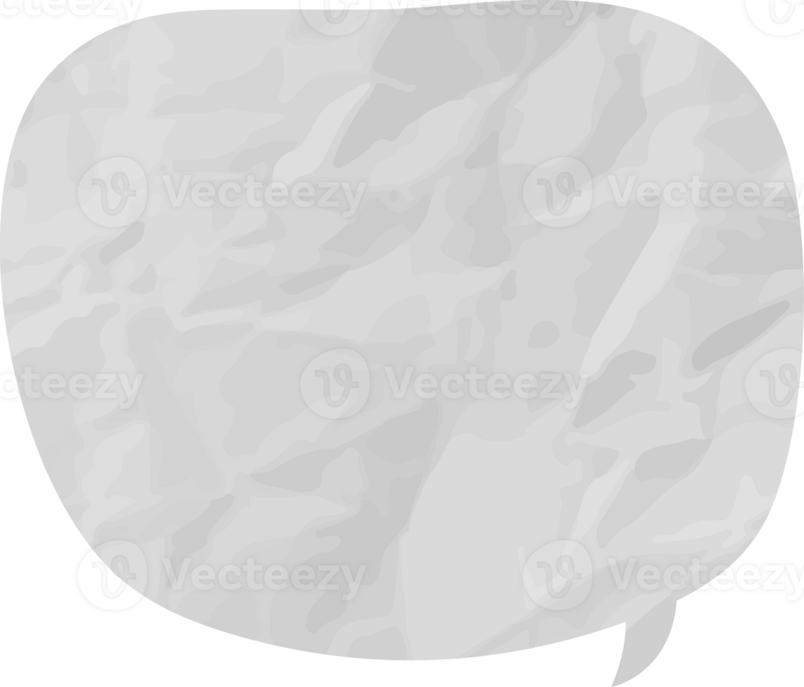 speech bubble wrinkled png