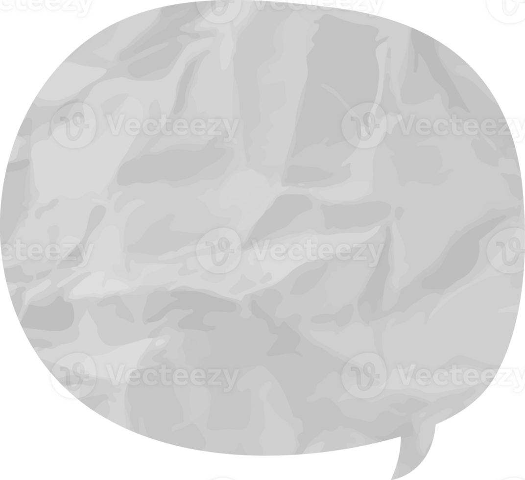 speech bubble wrinkled png