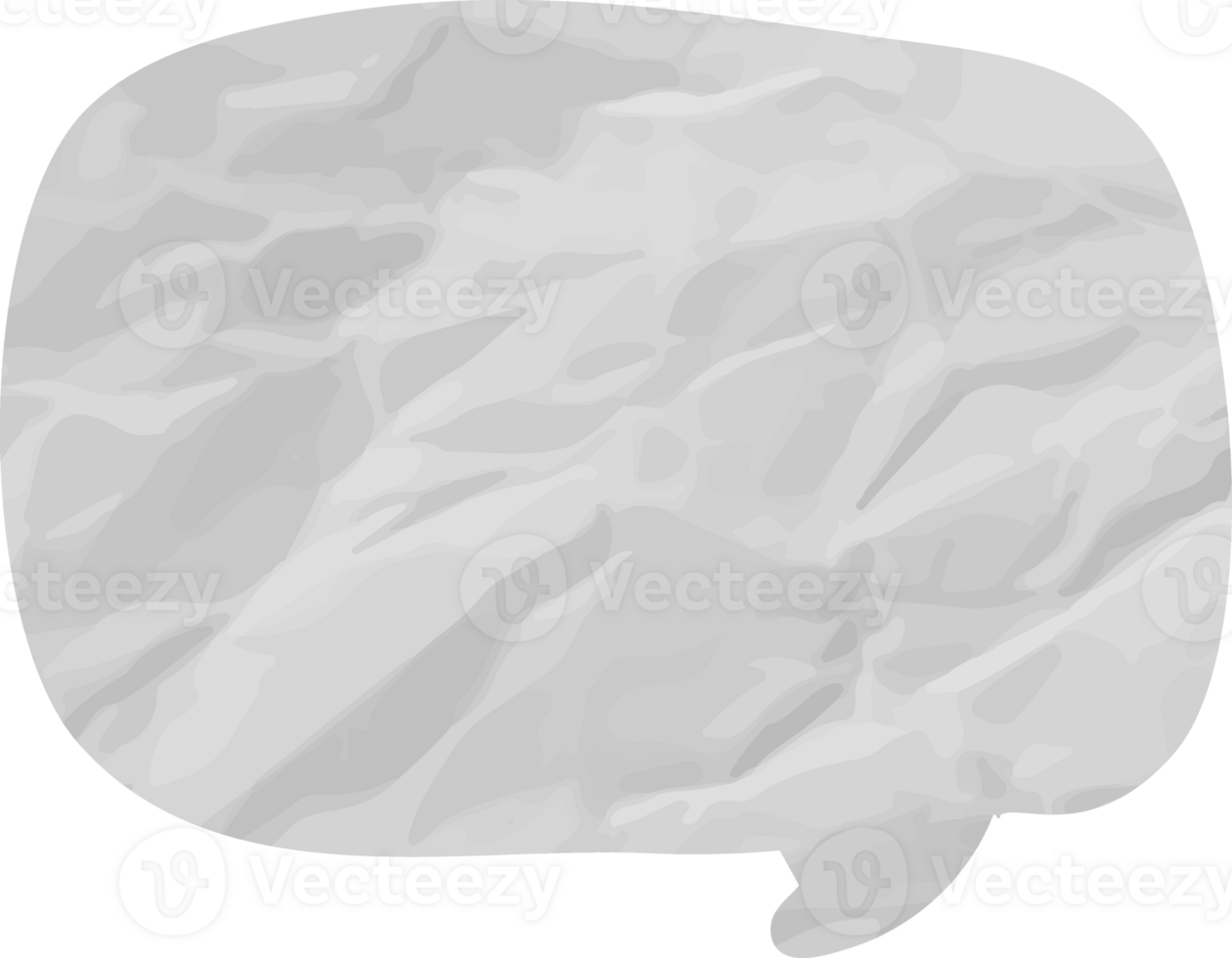 speech bubble wrinkled png