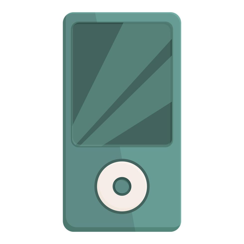 Running music player icon cartoon vector. Jogging equipment vector