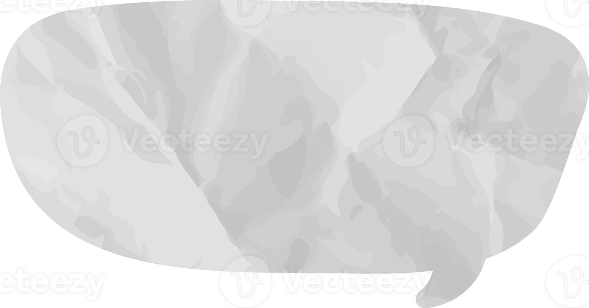 old paper speech bubble png