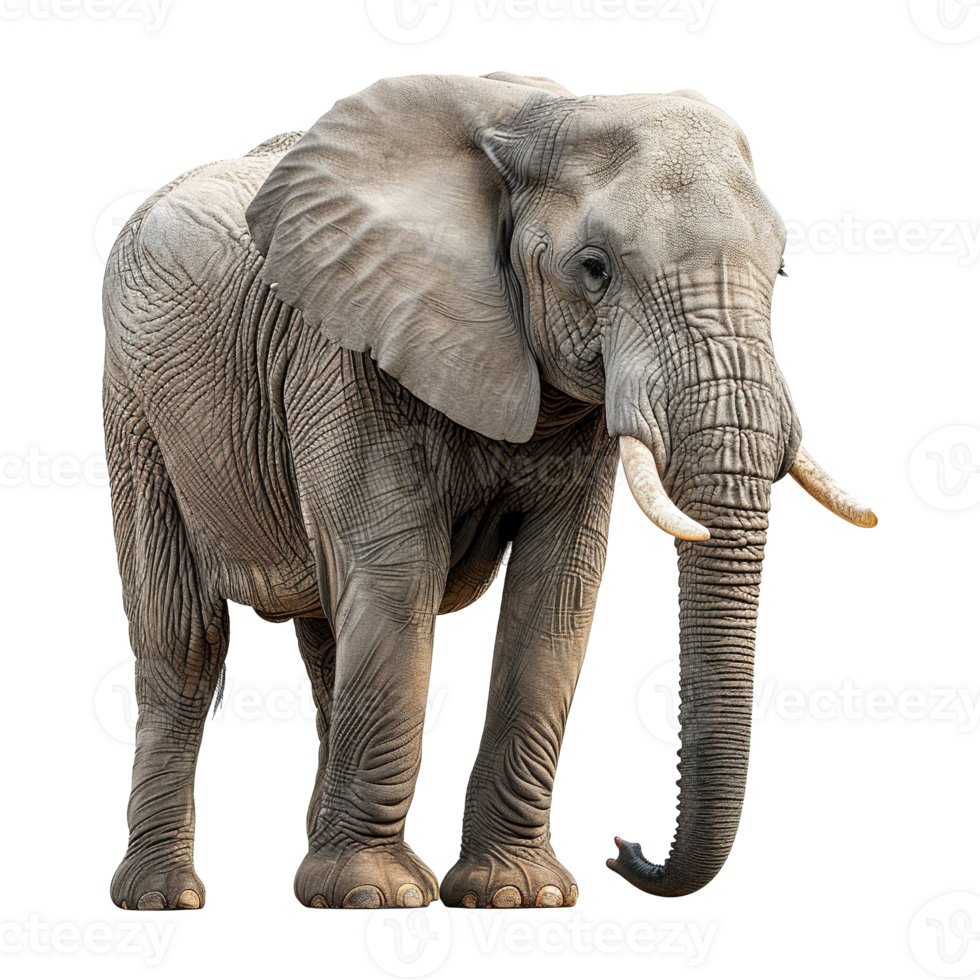 AI generated Elephant isolated on transparent background png