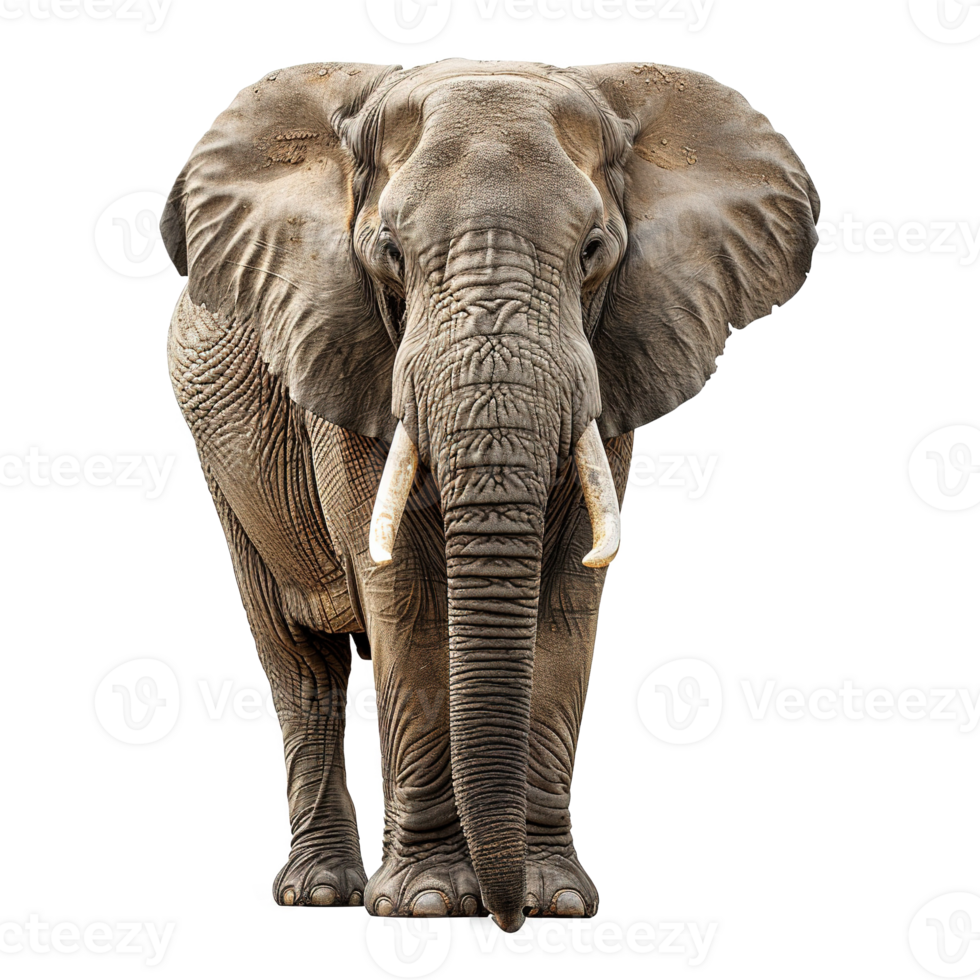 AI generated Elephant isolated on transparent background png