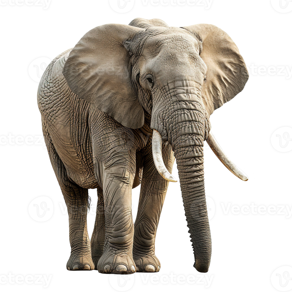 ai généré l'éléphant isolé sur transparent Contexte png